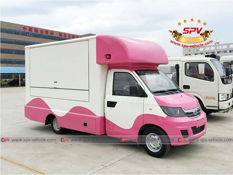 Mobile Vending Truck-Kerry-Pink-RF Mobile Vending Truck-Kerry-Pink-RF